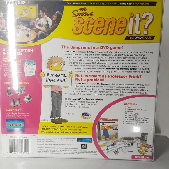 THE SIMPSONS Scene It DVD Party Trivia Board Cartoon TV Show Game NWT - Picture 9 of 11